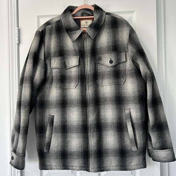 Legendary Whitetails‎ Large Tall LT Wool Blend Sherpa Lined Jacket Coat Hunting - Picture 1 of 12